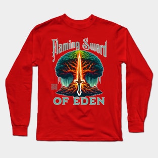 Flaming Sword Of Eden Long Sleeve T-Shirt